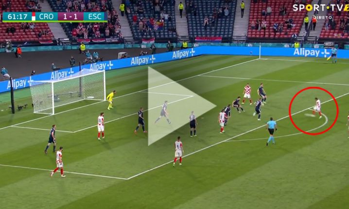 CUDOWNY gol Luki Modricia na 2-1 ze Szkocją! [VIDEO]